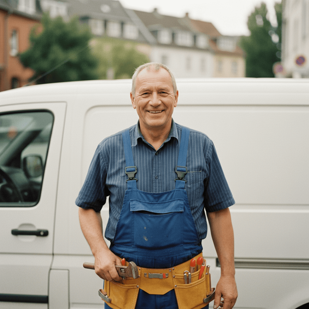 Erfahrener Monteur unseres Teams