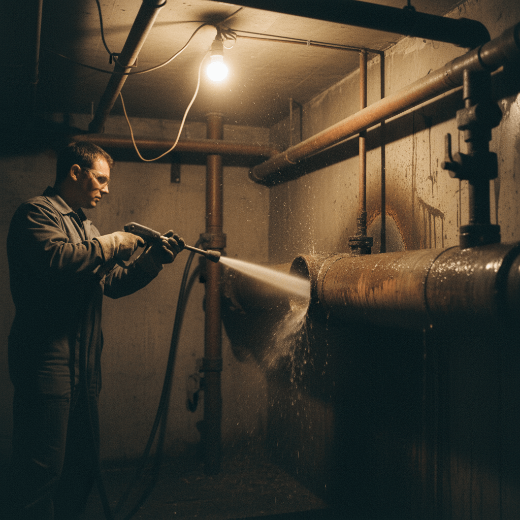 Hochdruckspülung Einsatz